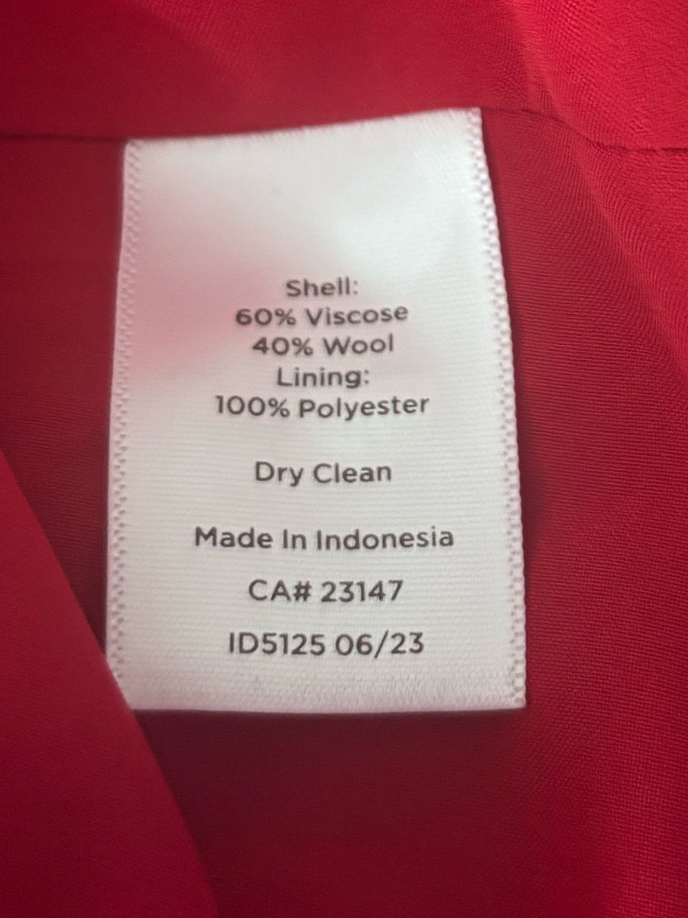 Talbots red jacket - Picture 8 of 9